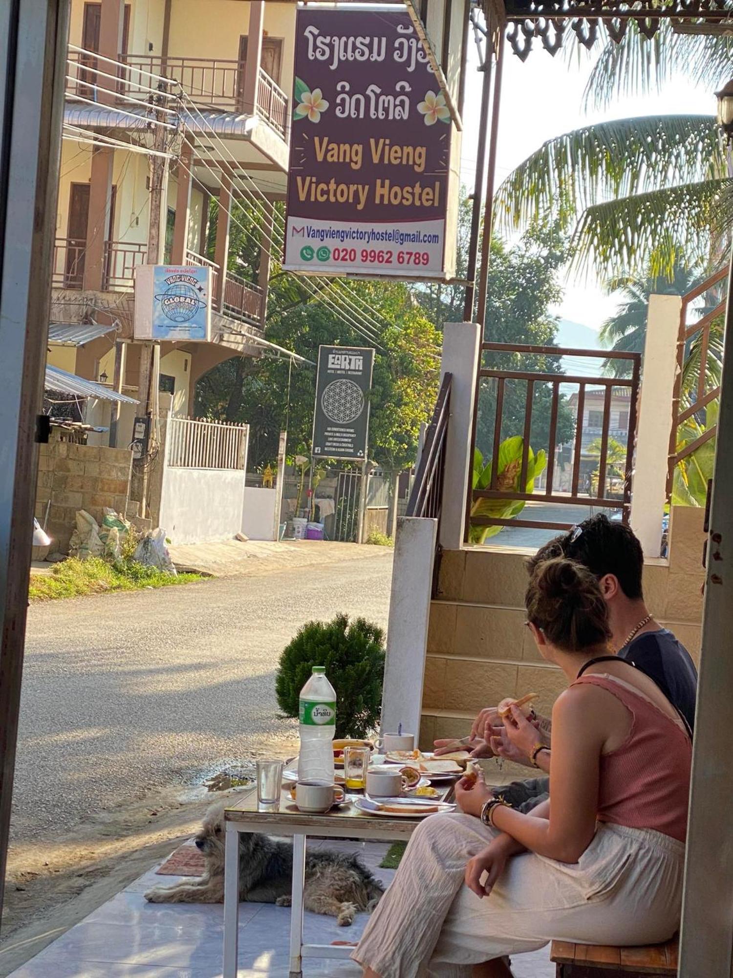 Vang Vieng Victory Hostel Exterior foto