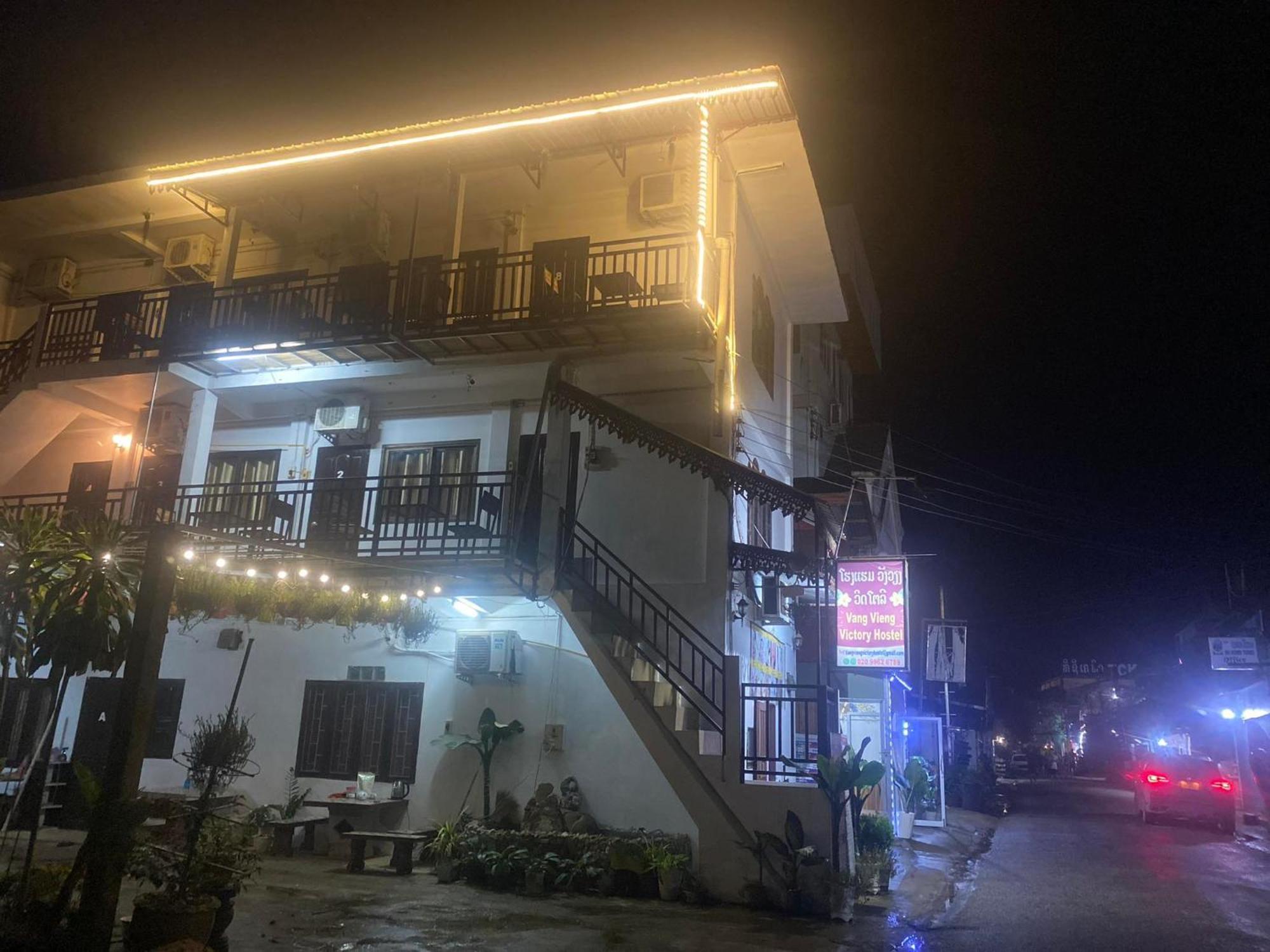 Vang Vieng Victory Hostel Exterior foto